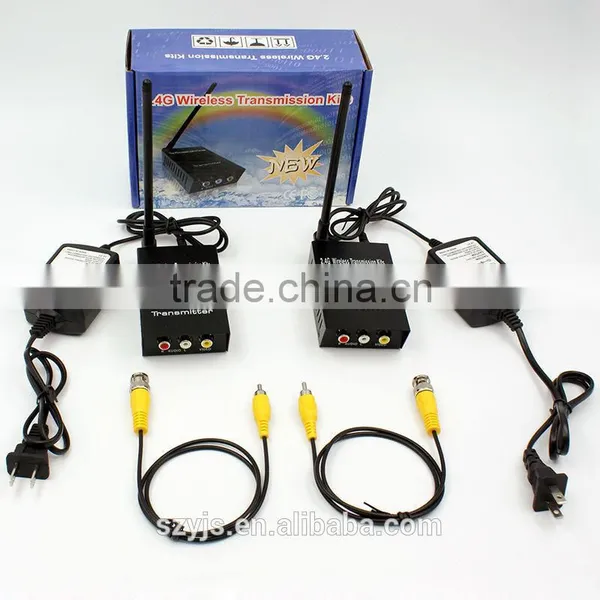 High Quality 300m 2.4 G 2w Wireless AV Audio Video Sender Transmitter Receiver photo-2