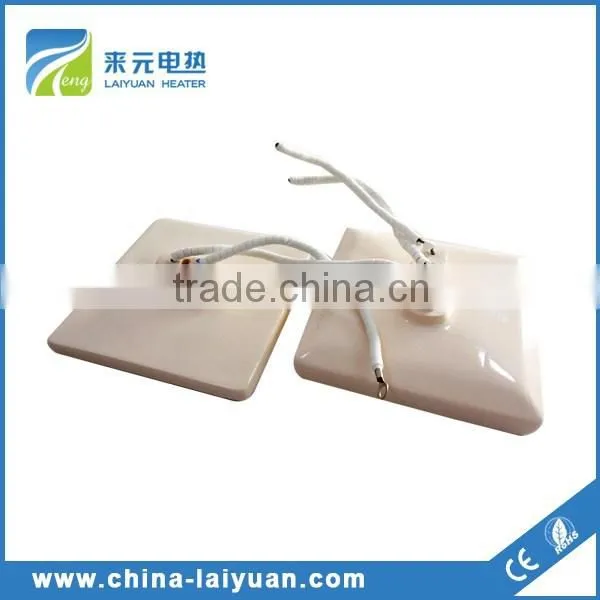 60x60mm Heat Resistance Panel Electric Ceramic Heater IR Ceramic Heater photo-3