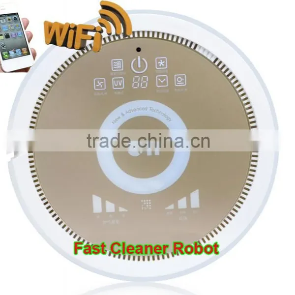 Smartphone WIFI APP Control Robot Vacuum Cleaner Wet QQ6KDM Updated With Air Purifier,3350MAH Lithium Battery photo-2