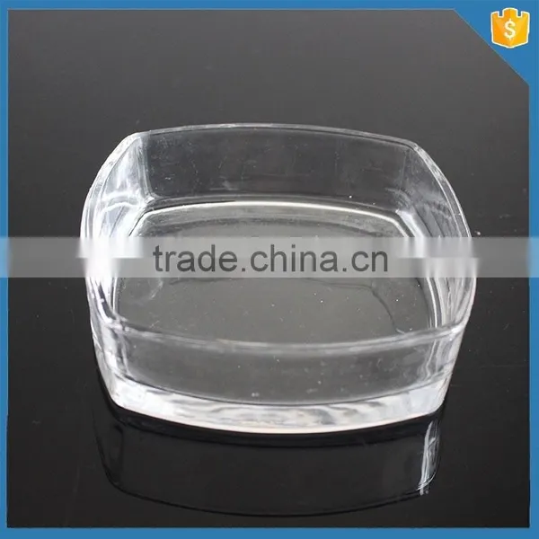 Clear Square Glass Plates photo-2