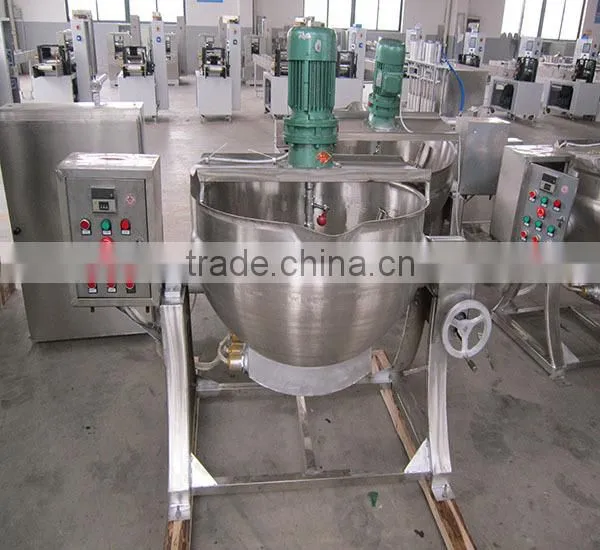Jacketed Steam Sugar Cooking Pot With Stirrer photo-3