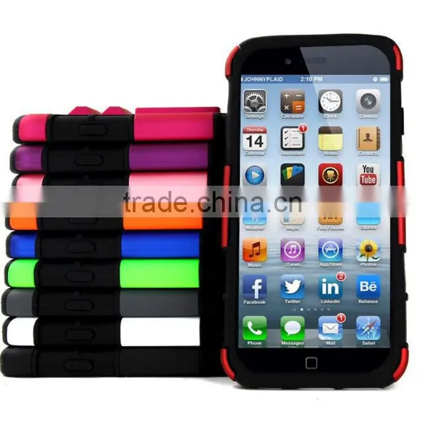 3 in 1 Heavy Duty Belt Clip Holster Case for Iphone6 6S Hybrid Kickstand Armor Cover Case for Iphone6 6s photo-3