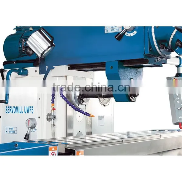 Universal Milling Machine UWF 5 Rigid Knee-and-Column Milling Machine With Servo Drive Feed and Universal Swivel Head Quality Choice photo-4