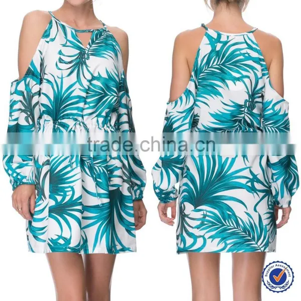 New Design Print Dress Ladies Print Dress Casual Dress 2015