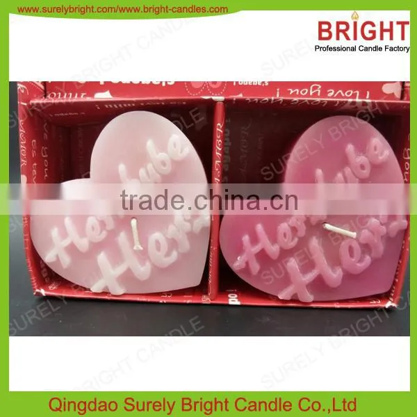 Hot Sale Heart Shape Wedding Candle photo-2