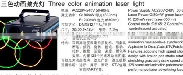 Three Color Animation Laser Light photo-3