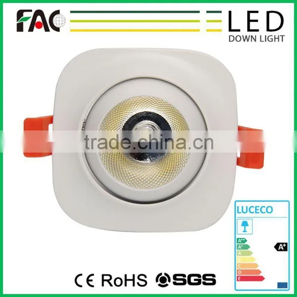 China Online Selling Adjustable Recessed 10w Square Cob Led Downlight photo-2