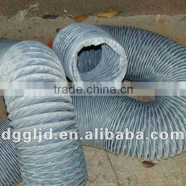 Flexible PVC Grey Air Ducting