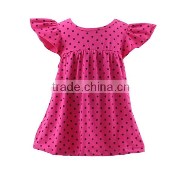The Latest Fashions Children's Boutique Clothing Polka Dots Baby Girls Dress Princess Dress photo-5