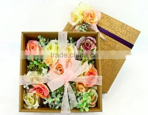 Rectangular Shape Paper Material Flower Packing Box photo-3