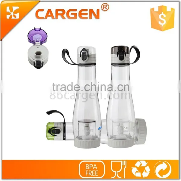 Clear Plastic Sport Tea Infuser Drinking Water Bottle photo-4