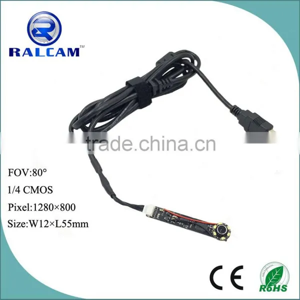 1280*800 Resolution 1/4 CMOS Sensor 12mm USB Borescope Camera Module photo-2