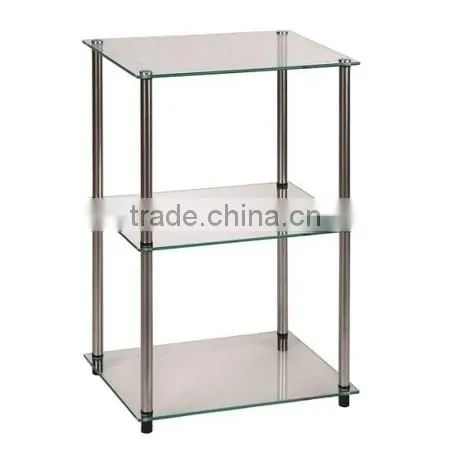 Foshan Shunde Simple Style Living Room Tempered Glass Top Side Table photo-5