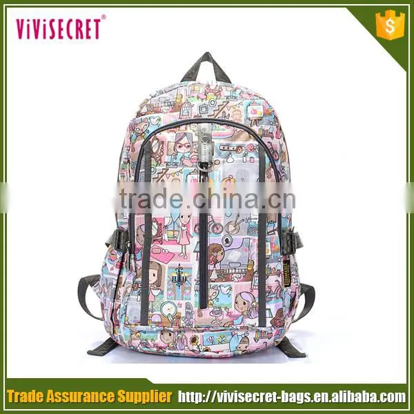 Custom Heavy Duty Nylon Fabric Animal Horse Printing Smart School Girls Sport Bags photo-5