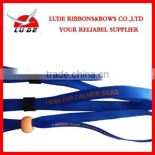 All Kinds of Personalized Printing Ribbon Bracelets for Wholesale