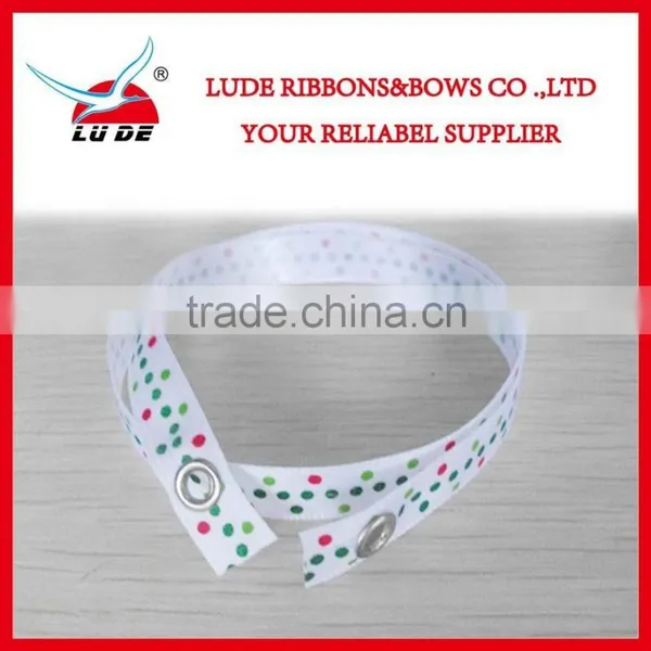 2014 New Design Printed Satin Ribbon Bracelet photo-5