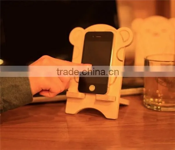 Cheap Wood Folding Mobile Android Phone Holder photo-4