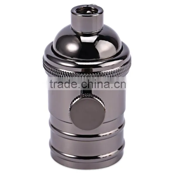 Brass Screw Thread Lamp Holder E26 E27 Brass Lamp Socket for Pendant photo-2