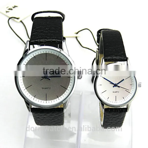 Wholesale New Style Leather Watch Vintage Leather Quartz Couple Wrist Watch Quality photo-3