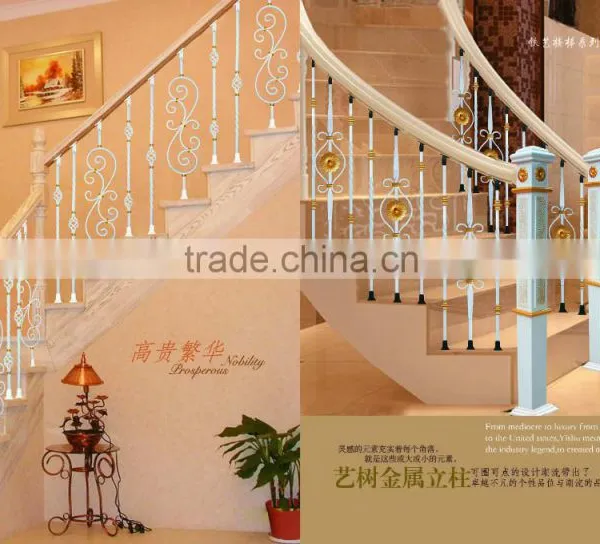 Wrought Iron Stair Handrail / Stainless Steel Handrail Bracket for Sale photo-5