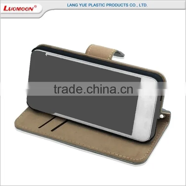 Woven Patttern Stand Leather Flip Cover Phone Case for Gionee Ctrl v5 v4 Marathon m3 photo-5