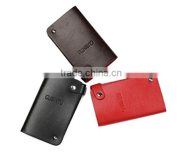 Leather Credit Card Holder Foldable Card Book Leather Case of Bank Card photo-2
