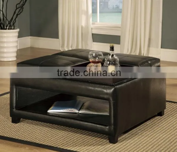 Folding Storage Ottoman