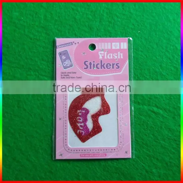 Eco-friendly Decorative Removable Glitter Powder Sticker photo-5