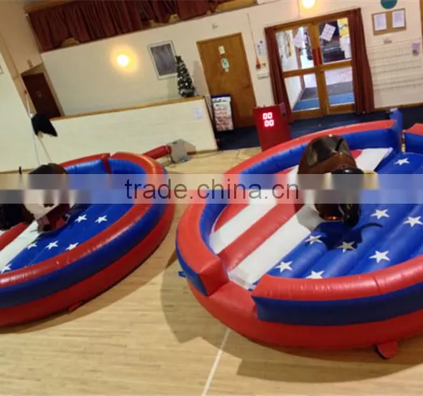 Bucking Bronco Inflatable Rodeo Bull for Adults,Wipeout Games Mechanical Bull for Adults photo-2
