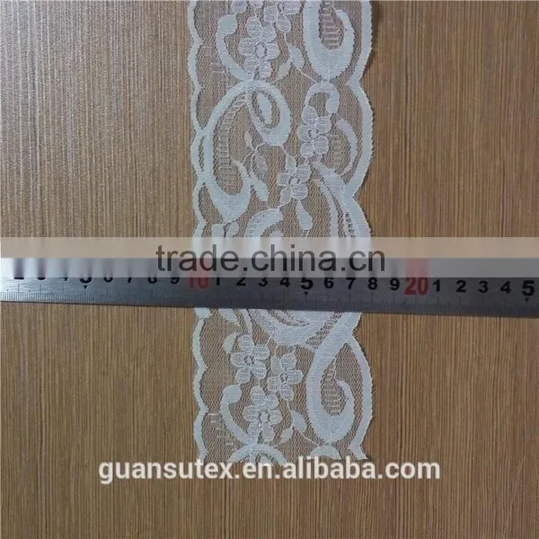 White Voile African Dry Bridal Lace Velvet Fabric Trimming For Wedding Decorations photo-2
