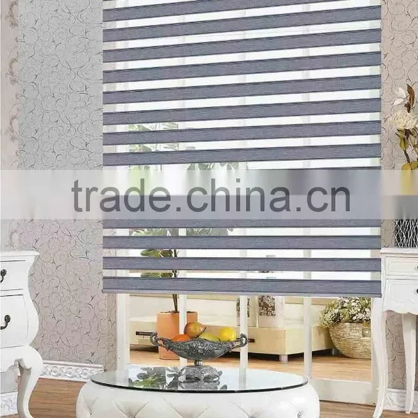 Office Motorised Pleated Zebra Blinds, Rainbow Fabric photo-5