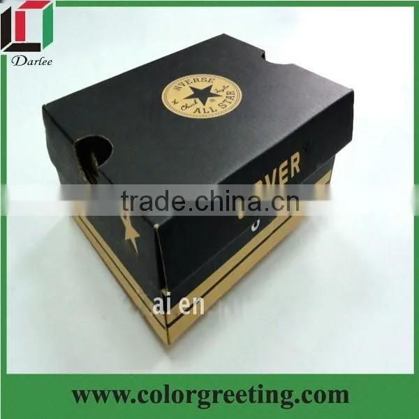 High Quality Custom Logo Printed Cardboard Paper Shoe Box Wholesale photo-5
