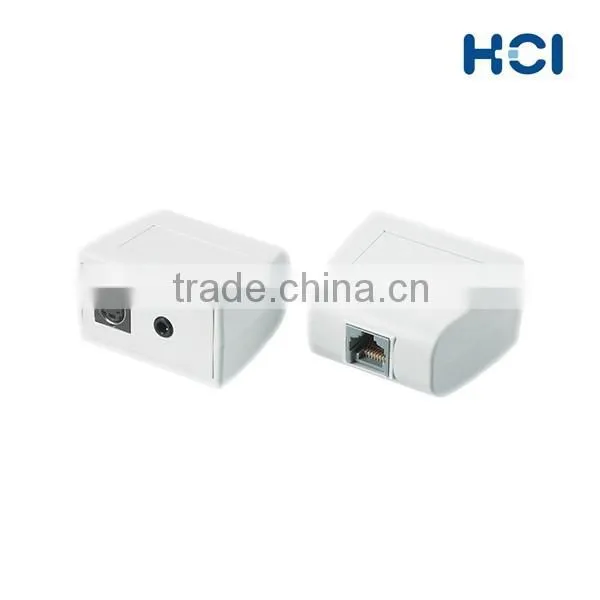 RJ45 8P8C UTP Jack to TRS 3.5mm Stereo Audio and S-Video Adapter photo-2