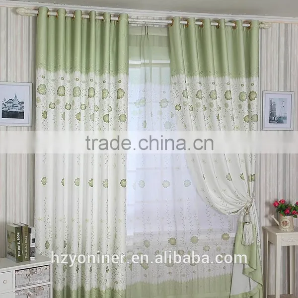 2015 Hot Sale Printed Designed No. 32 Window Curtains, Made- up Black Out Fabric in Home or Hotel photo-3