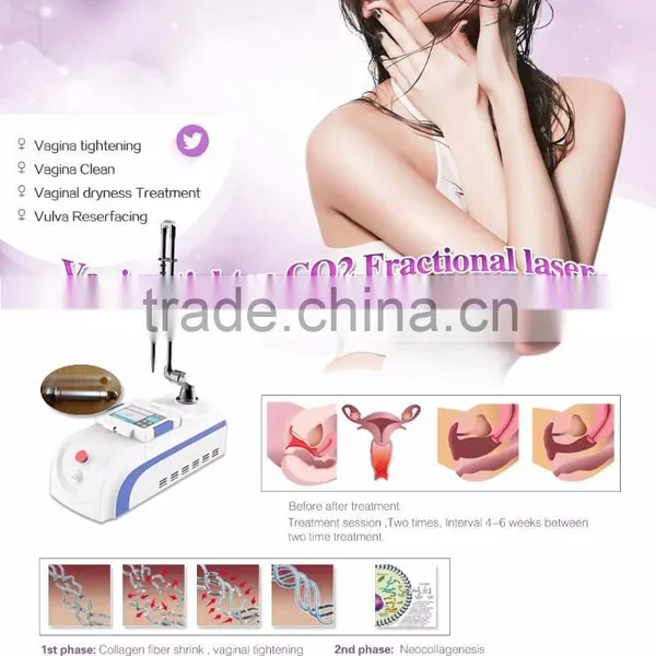 Skin Resurfacing 2015 New Fractional Birth Mark Removal Vagina Tightening Co2 Laser Machine Carboxytherapy photo-2
