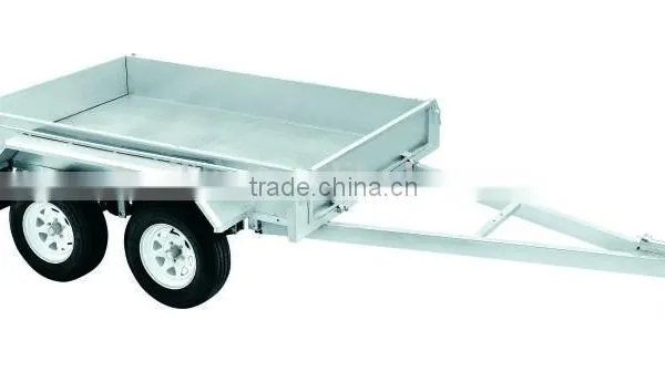 10x5ft Hot Dipped Galvanized Fully Welding Heavy Duty Tandem Trailers photo-2