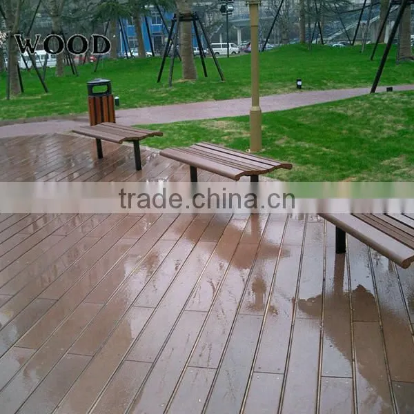 New Style Wood Plastic Composite Recycled WPC Decking Floor photo-6