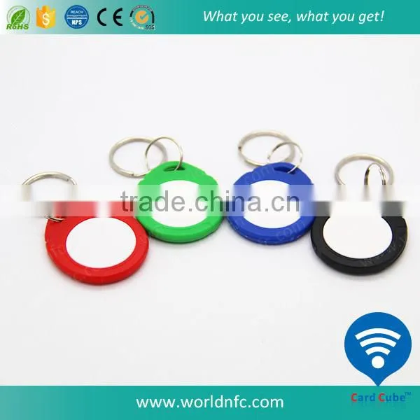 Custom Logo Printing ISO15693 Key Tag / RFID Keyring / RFID Keychain photo-6