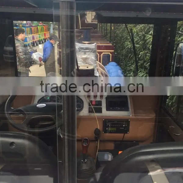 Diesel Power Trackless Tourist Fun Train, Amusement Park Train,Kids Ride Train photo-5