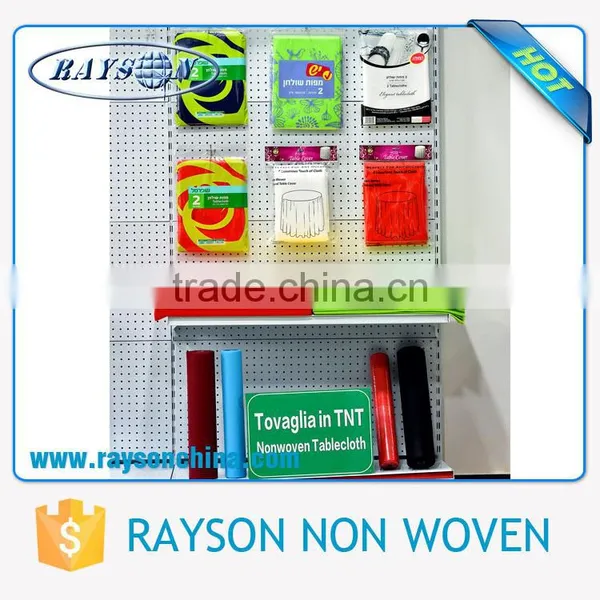 Fancy 45-70gsm/m2 Weight Cheap Fabric to Make Tablecloths photo-6