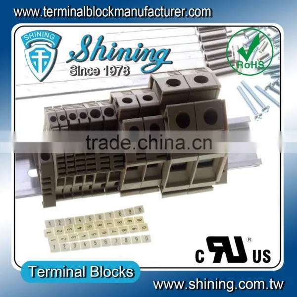 TF Series Euro Type Screw Clamp Feed Through Terminal Block photo-4