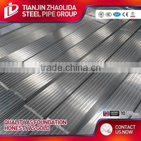 ASTM A53 GR A B ERW Galvanized Square Hollow Steel Pipe for Buliding Material photo-3
