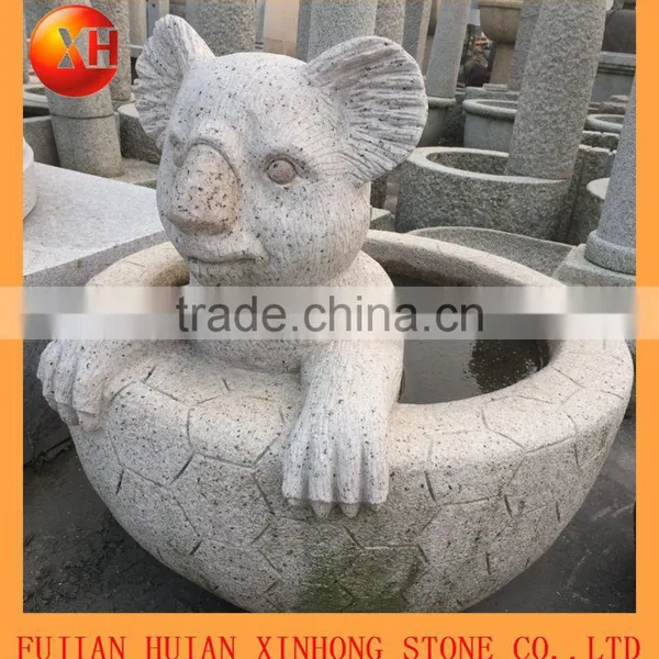 Garden Stone Water Fountain With Bear photo-3
