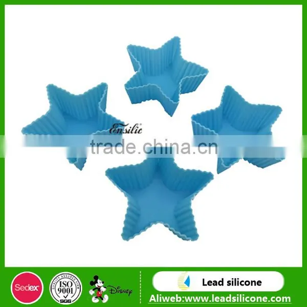 Food Grade Custom Funny Star Shape Silicone Cake Mold , Silicone Cake Mould photo-3