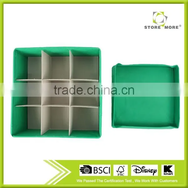 Folding Storage Ottoman With Grid For Little Gift Interlayer photo-3