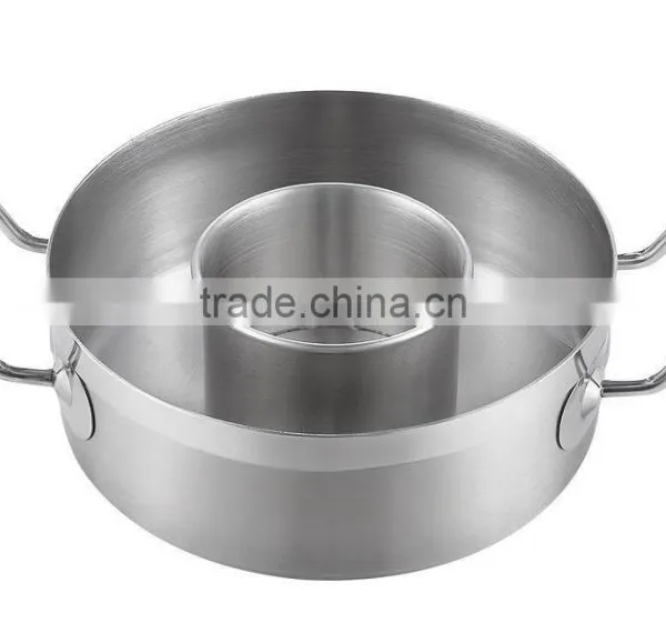 Two Handle Stainless Steel Child-Mother Relation Wok With Lid photo-2