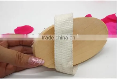 Cy305 Bath Body Brush, 100% All Natural Boar Bristle Wooden Handle & Band Fixed Bristles Brush photo-3