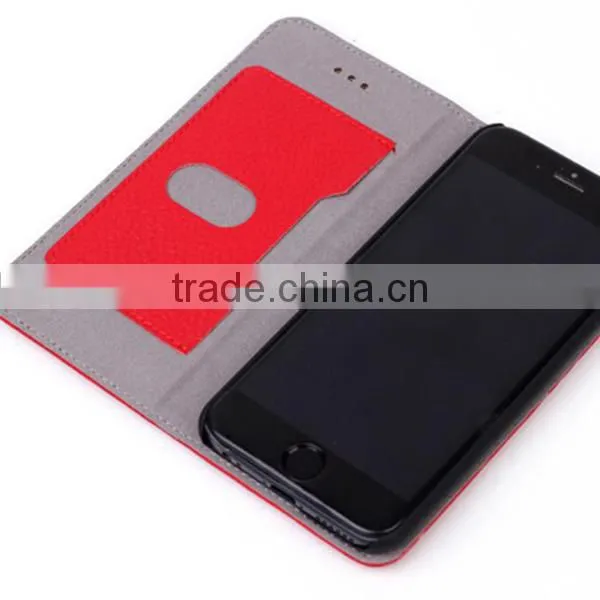 For Iphone6 Leather Flip Phone Case, Foldable Leather Phone Cover, pu Leather Case for Iphone6 photo-4