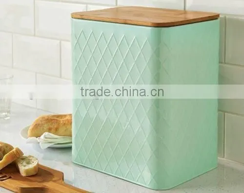 HOME KITCHEN Bamboo Bread Box photo-6