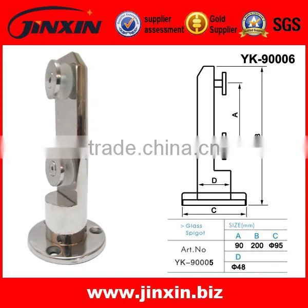 Frameless Glass Fencing Spigot/Glass Balcony Railing/Stainless Steel Spigots photo-2
